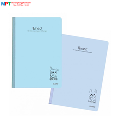 Vở kẻ ngang Klong chấm, may dán gáy 200 trang mã 842 - Định lượng 100gsm - Kích thước 175x250mm