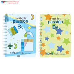 Sổ lò xo Klong kép dọc khổ B6 200 trang 938 - Định lượng 70gsm - Kích thước 125x175mm