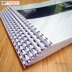 Lò xo nhựa 8mm đóng 40 tờ (Hộp 100 chiếc)