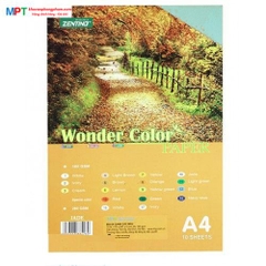 Bìa Ganh Zentino A4 10 Tờ ĐL180gsm - Màu JADE