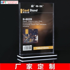 Menu mica để bàn A5 B-6028 148x210mm - Khổ dọc