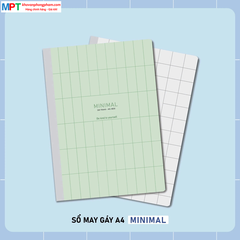 Sổ may gáy bìa bồi A4 Hải Tiến 300 trang MINIMAL 8830 - Định lượng 70gsm