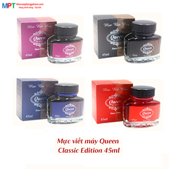 Mực bút máy Queen FPI02 45ml - Phiên bản cao cấp - không mắc cặn, không làm tắc ngòi bút