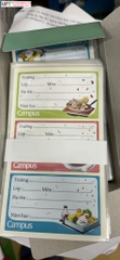 Nhãn vở Campus FOOD NT-FOD12 (12 nhãn/túi)