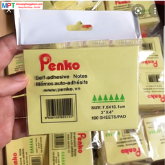 Giấy nhớ PENKO 3x4 - Kích thước: 7.6 x 10.2cm - Màu vàng