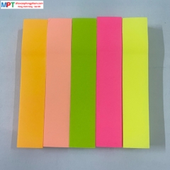 Giấy nhớ 5 màu giấy PENKO - Kích thước 1.5 x 7.6cm