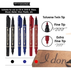 [CHÍNH HÃNG] Bút dạ dầu 2 đầu Pentel N75W