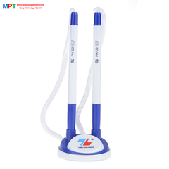 Bút cắm bàn đôi Thiên Long PH-02 - đầu bút 0.7mm, mực xanh