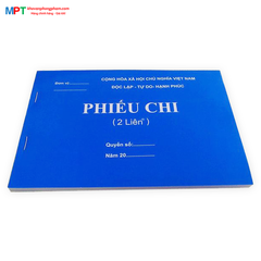 Phiếu chi A5 2 liên, 3 liên (13x19cm)
