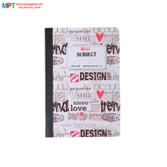 Sổ bìa bồi caro Hồng Hà 300 trang Subject A4 4551