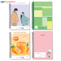 Sổ Caro lò xo Ocean A5 200 trang 6409