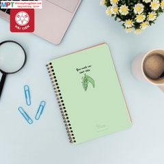 Sổ lò xo bìa nhựa cao cấp VIVA khổ A6 Hải Tiến 200 trang 6539 (KT: 100x150mm) - Kẻ Caro 5x5mm