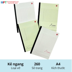 Sổ bìa bồi A4 Deli 260 trang CNB547-260 - Kích thước: 210x297mm