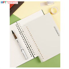 Sổ kẻ Caro B5 Heeton D16-256 - Kích thước 177x253mm (Sổ còng kẻ ô vuông)