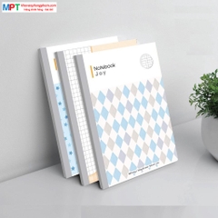 [MẪU MỚI 2023] Sổ may gáy caro bìa bồi JOY A4 Hải Tiến 200 trang 5020