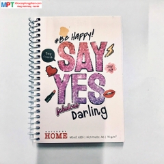 Sổ lò xo Hải Tiến bìa bồi cao cấp Home A6 200 trang 6355