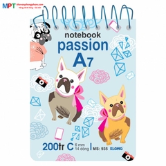 Sổ lò xo Klong A7 200 trang 935 (82x110mm)