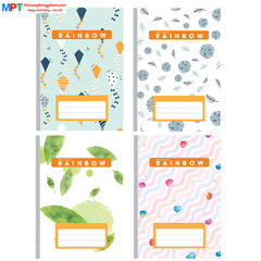 Sổ may gáy Rainbow A4 Hải Tiến 200 trang 3859 - Bìa bồi cao cấp