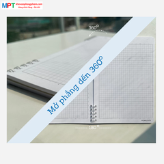 Sổ lò xo A5 Campus Land of Too Shy 2 đầu 160 trang - Dòng kẻ ngang - Định lượng 70gsm, kích thước 148x210mm