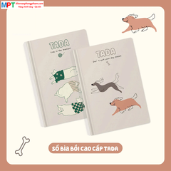 Sổ bìa bồi TADA 6 - 200 trang 8717 - Kích thước 150 x 210mm - Định lượng 80gsm, dòng kẻ ngang