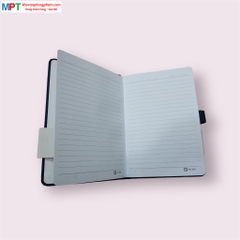 Sổ bìa da cao cấp SUMMIT 8 khuy bấm nam châm 240 trang 8434 - Kích thước: 175x250mm (Khổ B5)