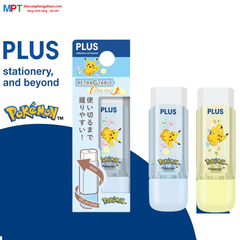Tẩy chì Xoay PLUS Pokemon - Kích thước 66 x 21 x 13 mm