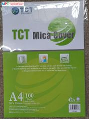 Bìa mica A4 TCT037 - loại dày, độ dày 150 MIC (Đóng gói: 100 tờ/tập)