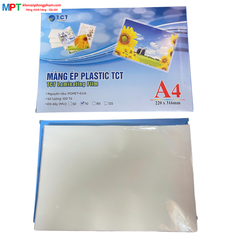 Giấy ép Plastic khổ A4 dày 70 MIC TCT A4-70 - KT:220x316mm