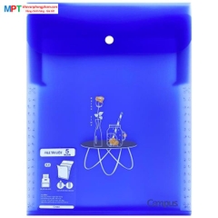 File đựng tài liệu đứng 5 ngăn Campus DF-5Y-G2 - Màu Xanh