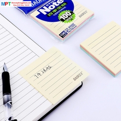 Giấy nhớ 3x3 có dòng kẻ 4 màu Pastel Baoke TZ6000 (76x76mm, 100 tờ)