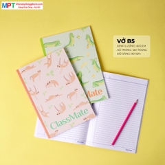 Vở kẻ ngang Classmate 120 trang Pattern NB5-12-0608 - Định lượng 60gsm - Bìa vở cán vân chống nước - Mua 10 tặng 1 bút bi