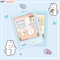 Vở 4 ô ly Sweet 48 trang Hải Tiến 1848 - Định lượng 100gsm - Mua 10 tặng 1 bút chì