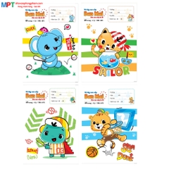 Vở 4 ôly Ban Mai 48 trang 1671 bìa 3D - Giấy định lượng 120gsm - Mua 10 quyển tặng 01 bút chì