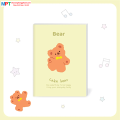 Vở kẻ ngang Bear 120 trang Hải Tiến 4276 - Định lượng 70gsm - Mua 10 tặng 1 bút bi (Kích thước 190 x 260 mm)