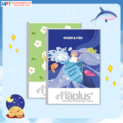 Vở kẻ ngang Haplus 80 trang COSMO 6423 - Định lượng 70gsm - Mua 10 quyển tặng 01 bút bi