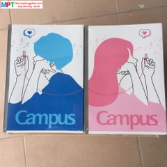 Vở có chấm Campus 120 Trang Couple (Kẻ Ngang) - Mua 10 quyển tặng 1 bút bi
