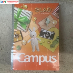 [MẪU MỚI 2023] Vở kẻ ngang Campus Gift 2 80 trang - Mua 10 quyển tặng bút bi hoặc túi Clear