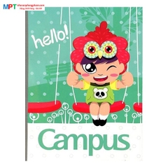 [PHIÊN BẢN GIỚI HẠN - DÀNH CHO LỚP 6] Vở kẻ ngang có chấm thông minh Campus Happy 80 trang - Mua 10 quyển tặng 1 bút bi
