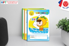 Vở 4 Ô ly Hải Tiến 48 Trang 1602 Hoa Quả Sơn 6 Sao - Giấy định lượng 100gsm - Mua 10 quyển tặng 01 bút chì