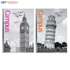 Vở kẻ ngang Campus Landscape 120 Trang - Mua 10 quyển tặng 01 bút bi