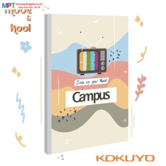Vở kẻ ngang có chấm Campus Mode & Cool 120 trang - Mua 10 quyển tặng bút bi