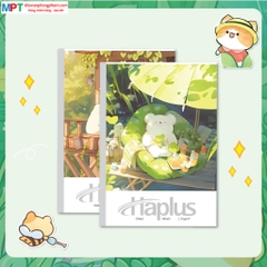 Vở kẻ ngang Haplus 200 trang OLALA 6874 - Giấy định lượng 70gsm - Mua 3 quyển tặng 1 bút bi