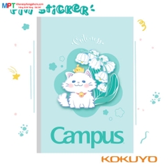 Vở Campus Pin Sticker 120 trang (Dòng kẻ ngang) - Mua 10 quyển tặng bút bi