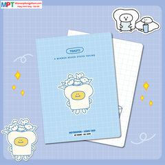 Vở kẻ ngang Hải Tiến 120 trang Sáng Tạo 2616 - Định lượng 60gsm - Mua 10 quyển tặng 01 bút bi