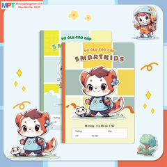 Vở 4 ô ly Hải Tiến 48 trang SMART KIDS 1763 - Giấy chống lóa, ĐL 100gsm - Mua từ 160 quyển chiết khấu 5%