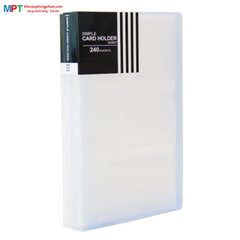 Sổ lưu danh thiếp Plus 240 thiếp cỡ A5 - Name card holder A5-240P