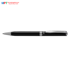 [CHÍNH HÃNG - DO GOLDEN PEN NK] Bút ký cao cấp Pentel B811A-C thân đen viền trắng nét 0.8mm - Mực Xanh