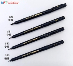 Bút viết thư pháp hán tự, CALLIGRAPHY Baoke S22 nét nhỏ - Mực đen