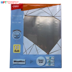 Tập 10 Bọc vở Deli CH897 (bọc cho vở có Kích thước: 175 x 250mm)
