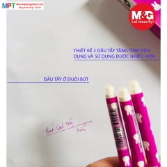 Bút gel xóa được M&G FKP65830 nét 0.5mm - Mực tím